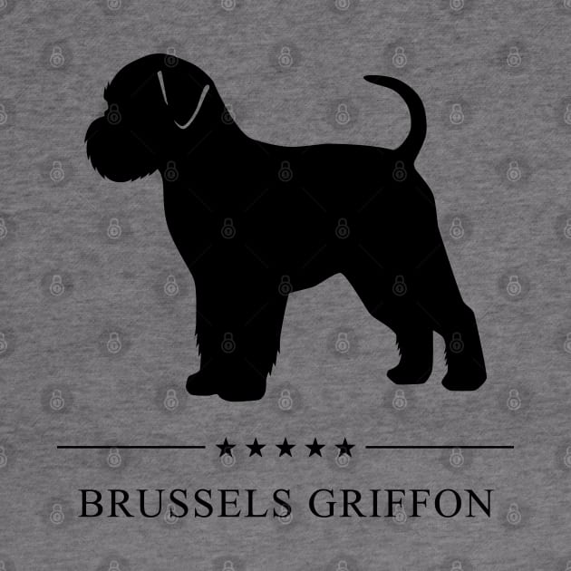 Brussels Griffon Black Silhouette by millersye